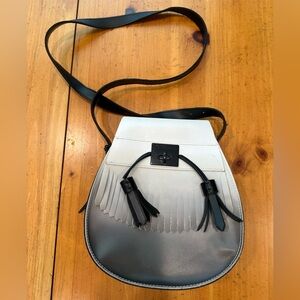 Dr. Martens Black and Gray Crossbody Bag